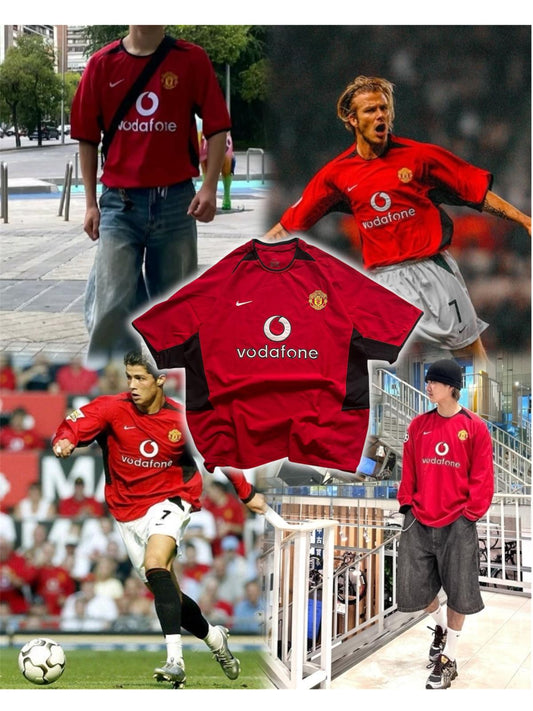 Camiseta Manchester United x Nike Vintage 2002/04 Local Vodafone