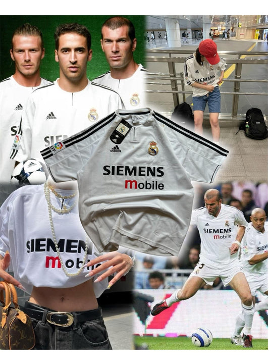 Camiseta Adidas x Real Madrid 2003/04 Siemens Mobile Nueva