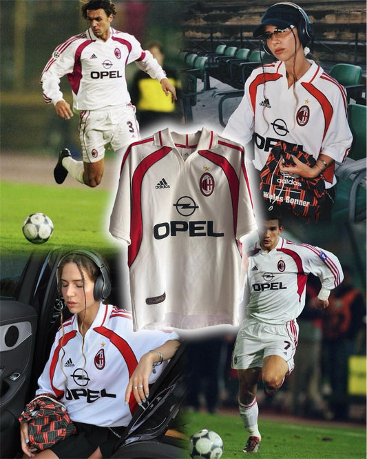 Camiseta AC Milan x Adidas Vintage 2002/03 Fernando Redondo #16 Firmada