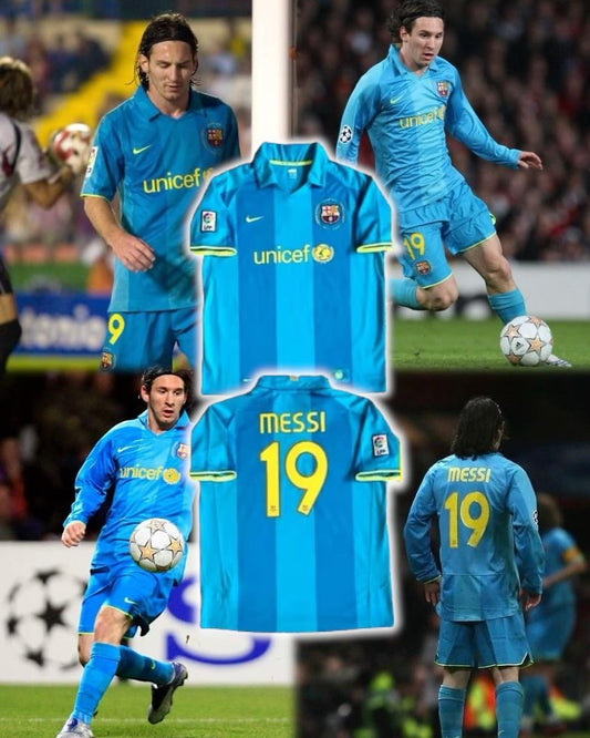 Camiseta FC Barcelona Conmemorativa 50 Aniversario Vintage Messi #19