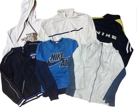 LOT DE SWEATS À CAPUCHE/VESTE DE SURVÊTEMENT PREMIUM