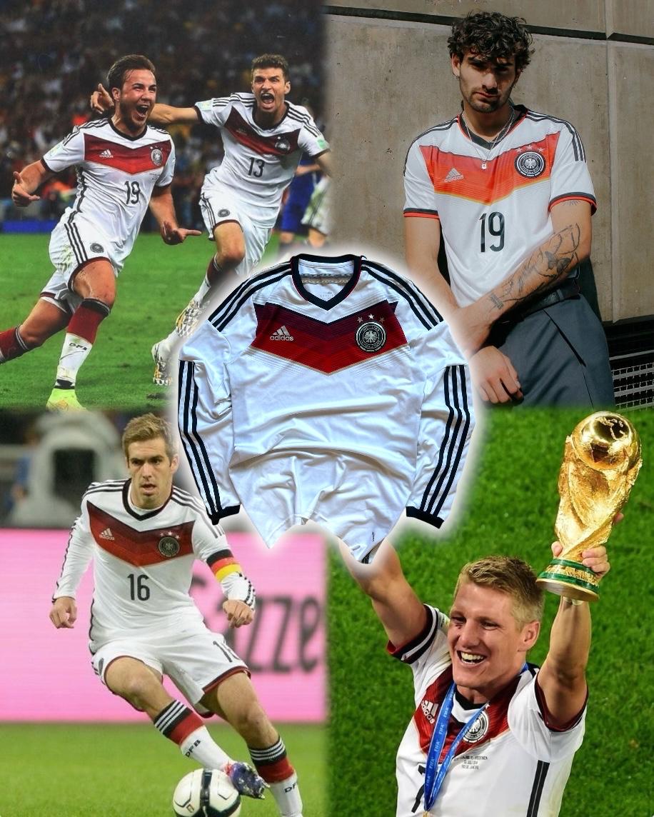 Camiseta Adidas x Alemania Copa Del Mundo 2014 Manga Larga