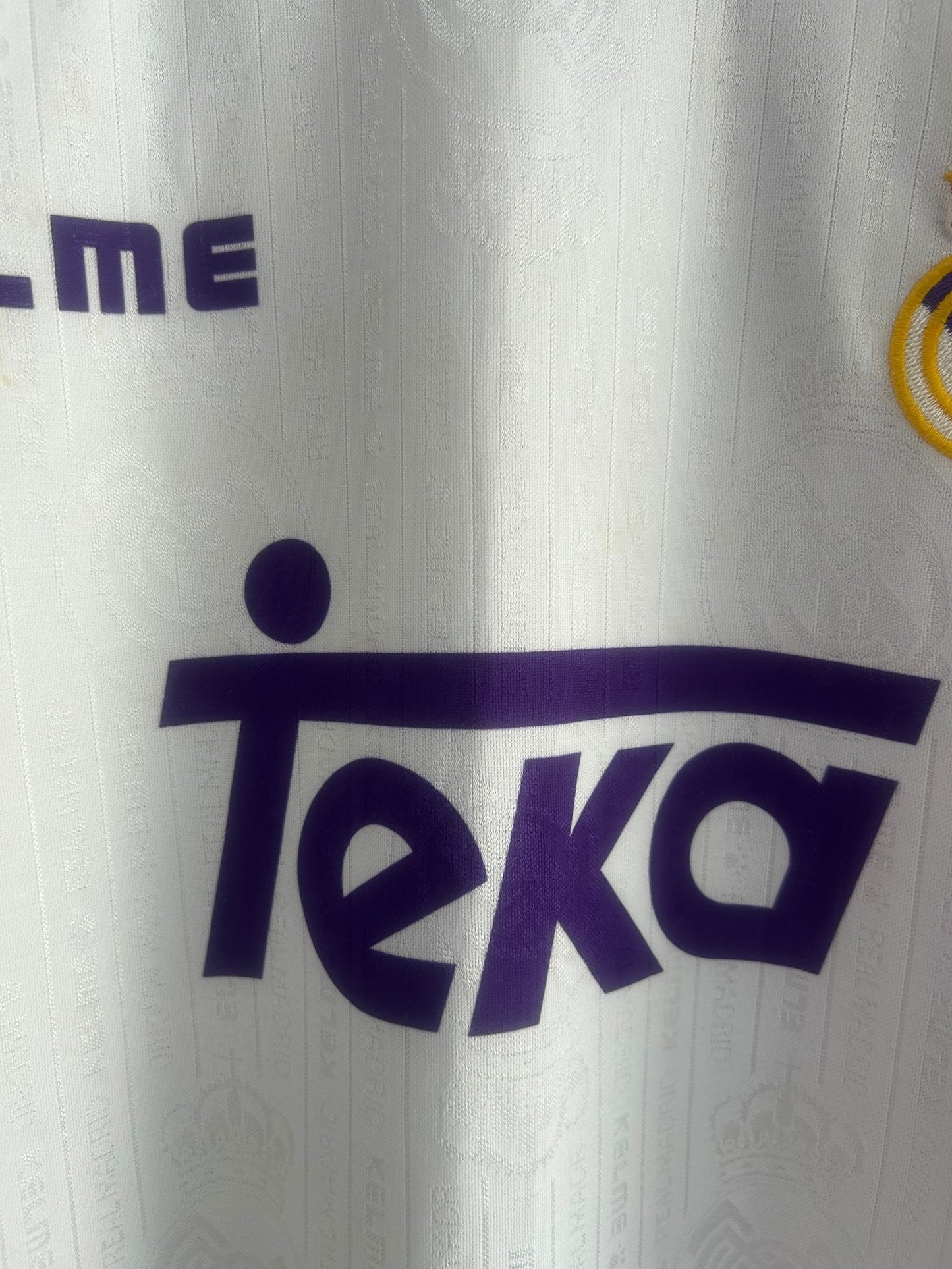 Camiseta Kelme Real Madrid 1994/95 Teka Vintage